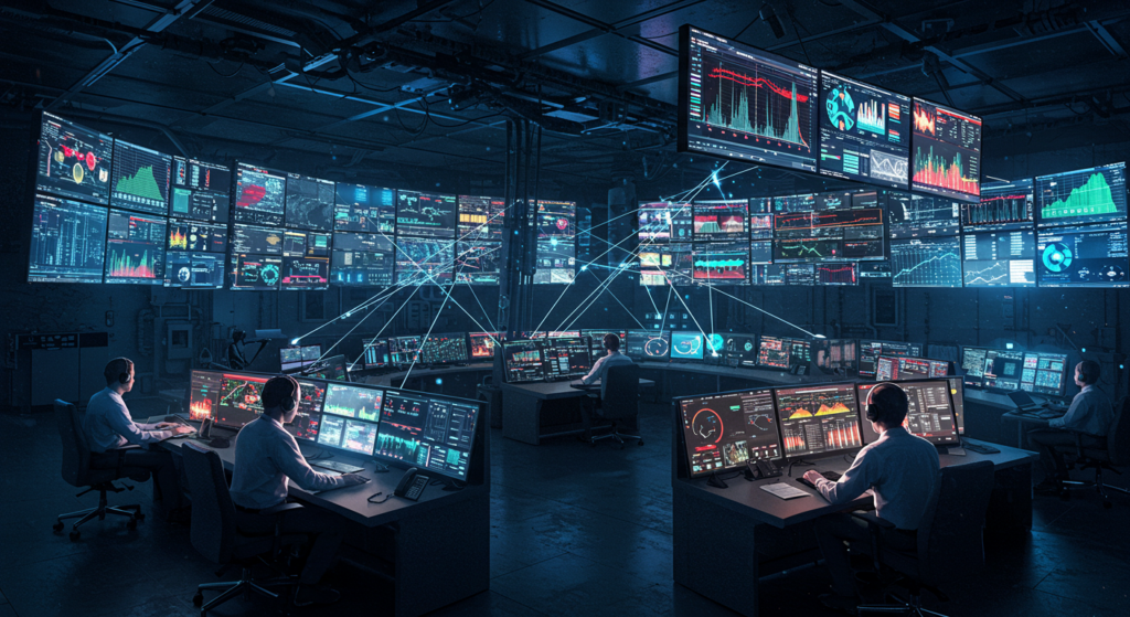 The Constant Watch: How Industrial Control Rooms Bridge Machines and Minds
